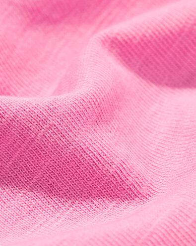 kinder T-shirt jersey geborduurd roze roze - 30826100PINK - HEMA