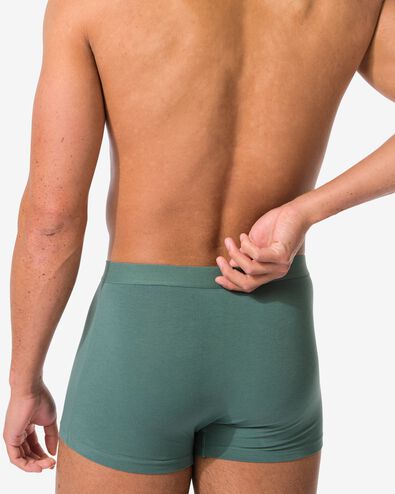 boxers courts homme - lot de 3 vert vert - 19190240GREEN - HEMA