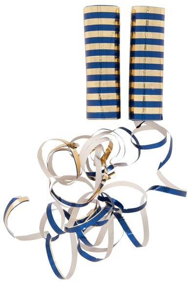 2 serpentins bleu dor&eacute; - 25280027 - HEMA