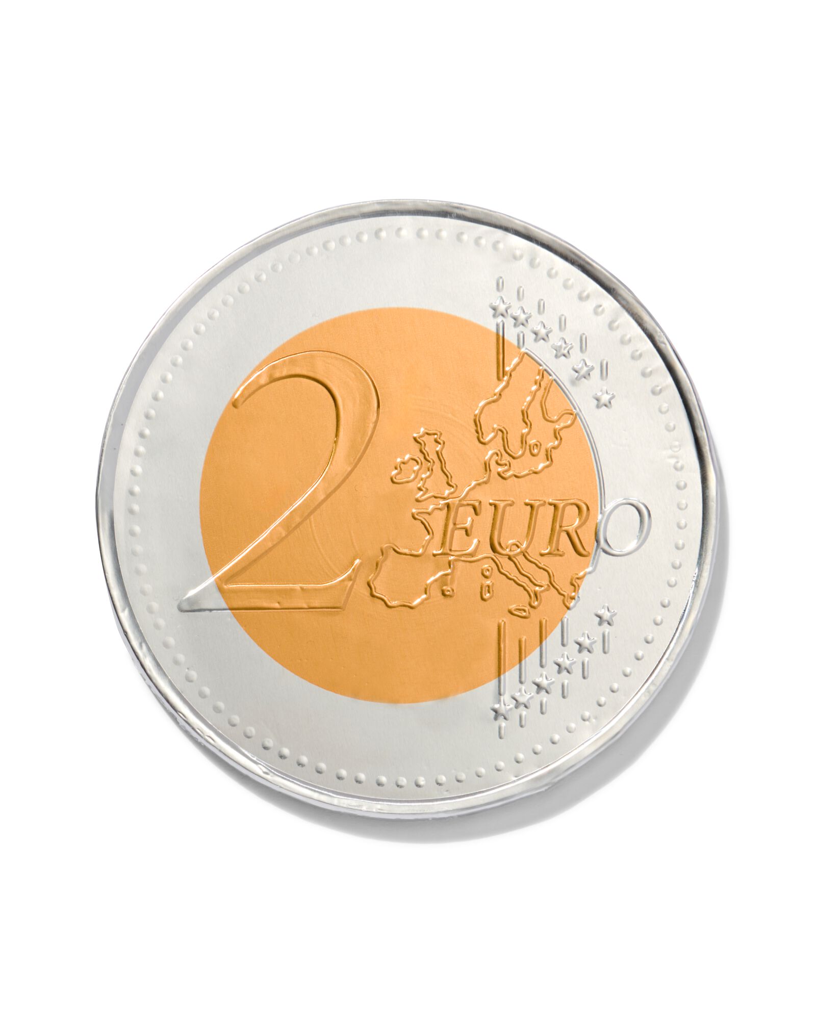 pièce de 2 euros au chocolat au lait Ø12cm - HEMA