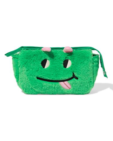 toilettas groen monster - 11890691 - HEMA