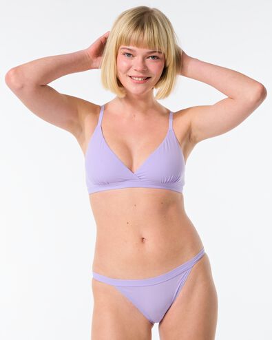 Damentanga aus Mikrofaser lavendel lavendel - 21900165LAVENDER - HEMA