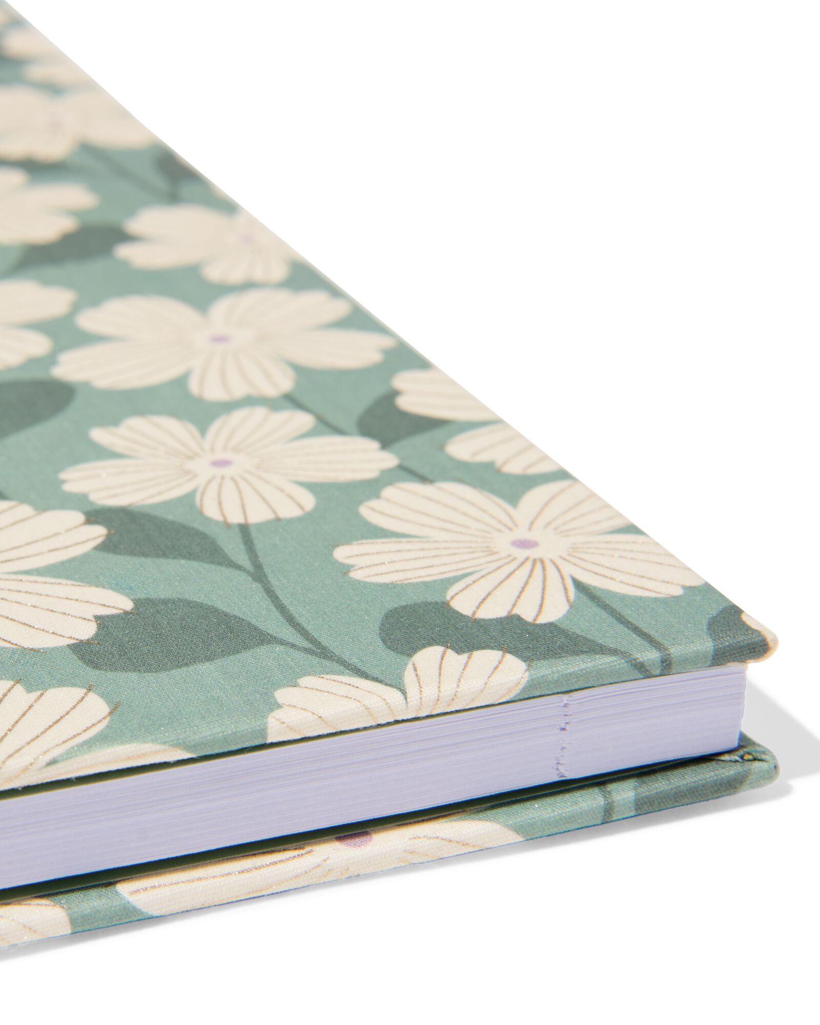 agenda de bureau 2026 26x21cm textile fleurs - 14500621 - HEMA