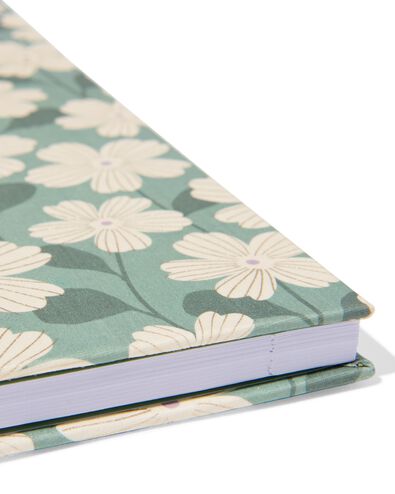agenda de bureau 2026 26x21cm textile fleurs - 14500621 - HEMA