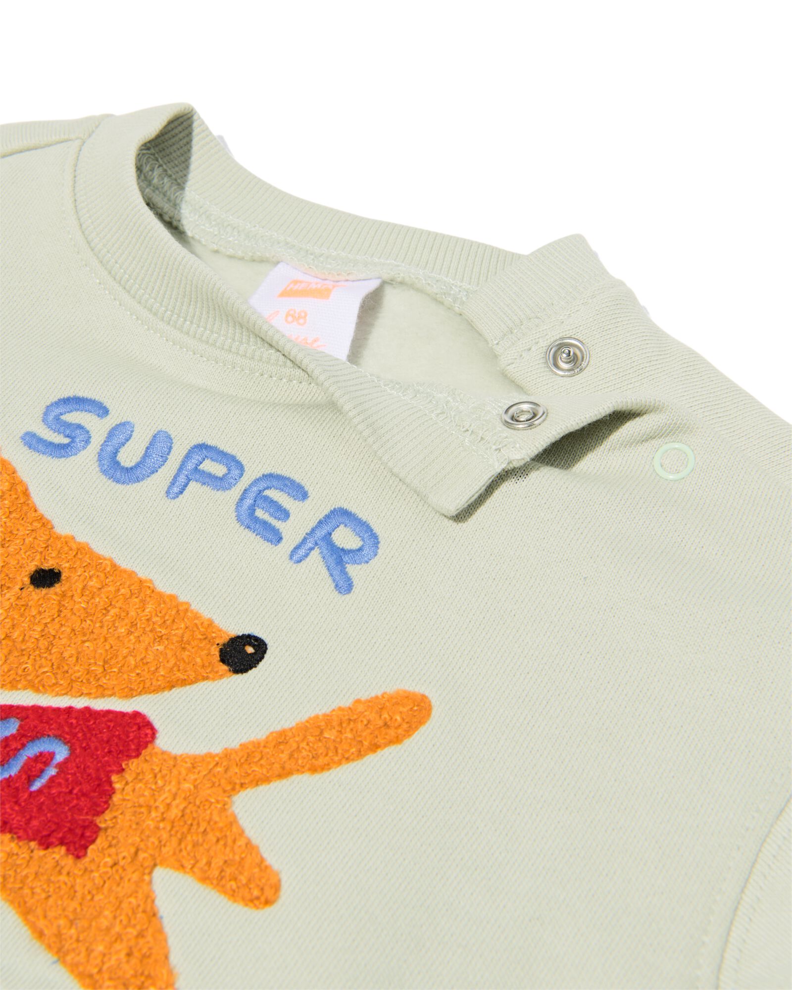 pull b&eacute;b&eacute; jersey chien  vert clair vert clair - 33176170LIGHTGREEN - HEMA