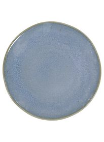 assiette à dessert - 16.5 cm - Porto - émail réactif - bleu - 9602024 - HEMA