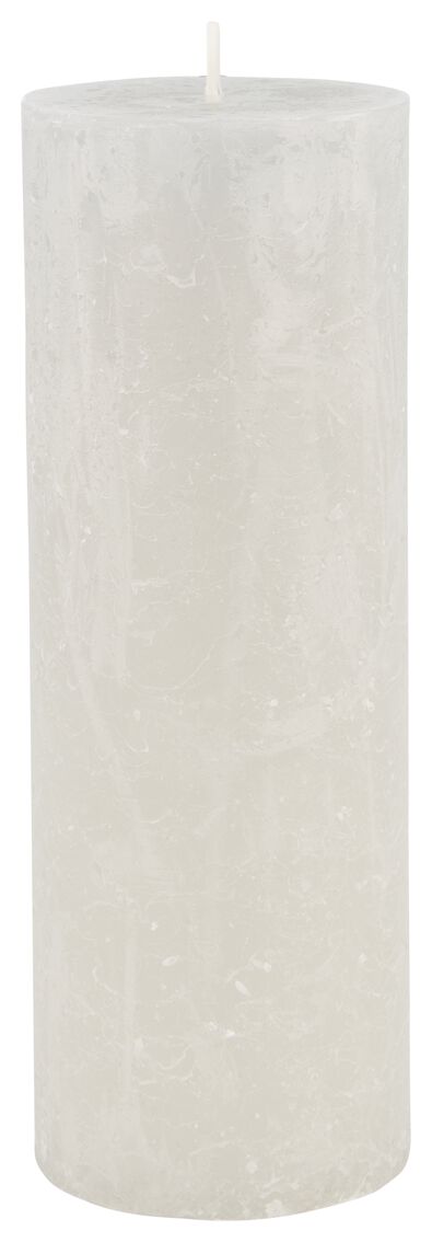 bougies rustiques gris clair - 1000025587 - HEMA