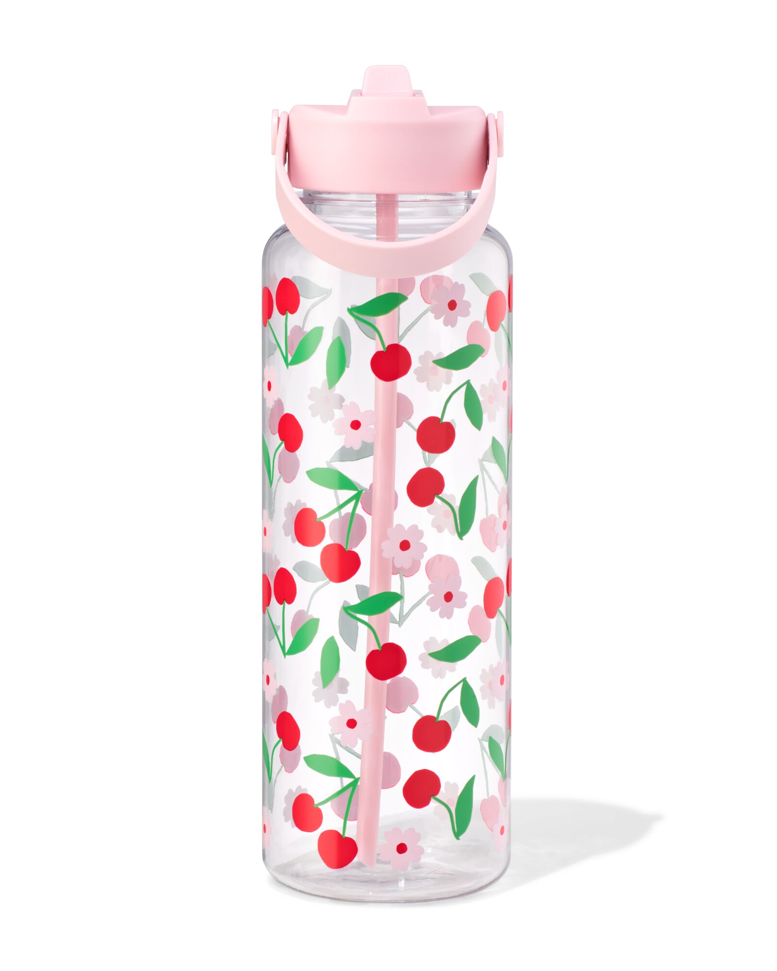 gourde 1150 ml avec paille cerises - 61104503 - HEMA