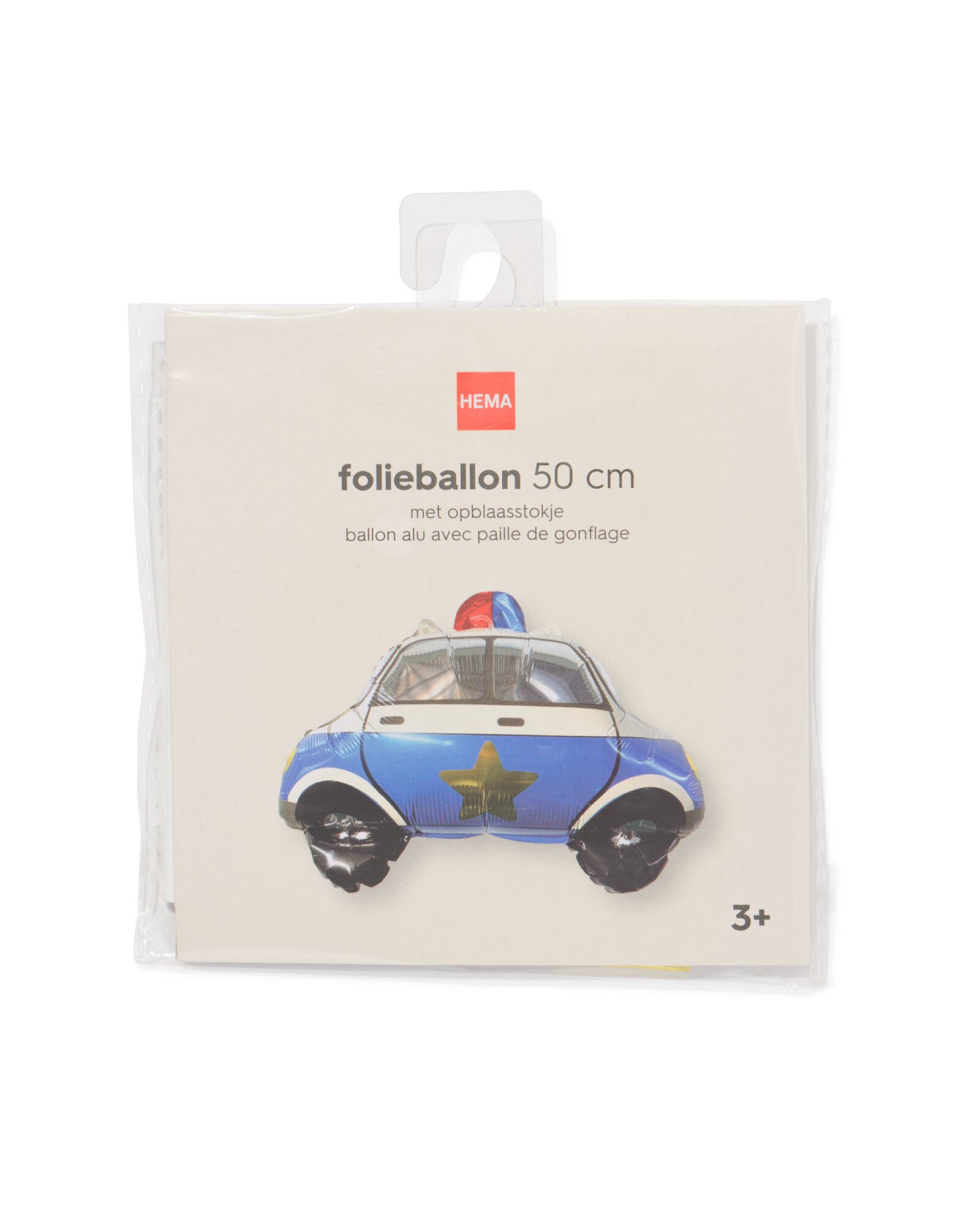 Folienballon Polizeiauto, 50 cm  - 14260007 - HEMA