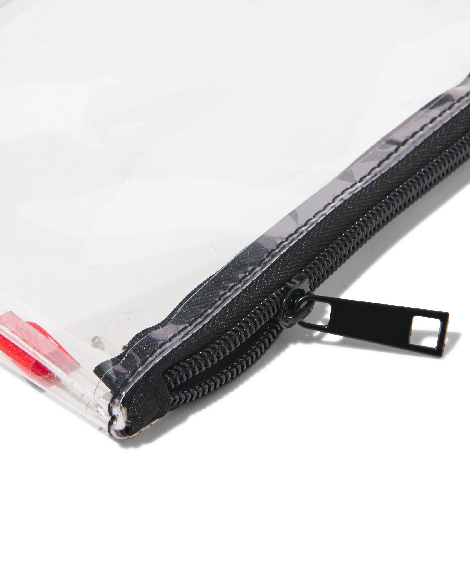 toilettas plat transparant 14x20 - 11890618 - HEMA