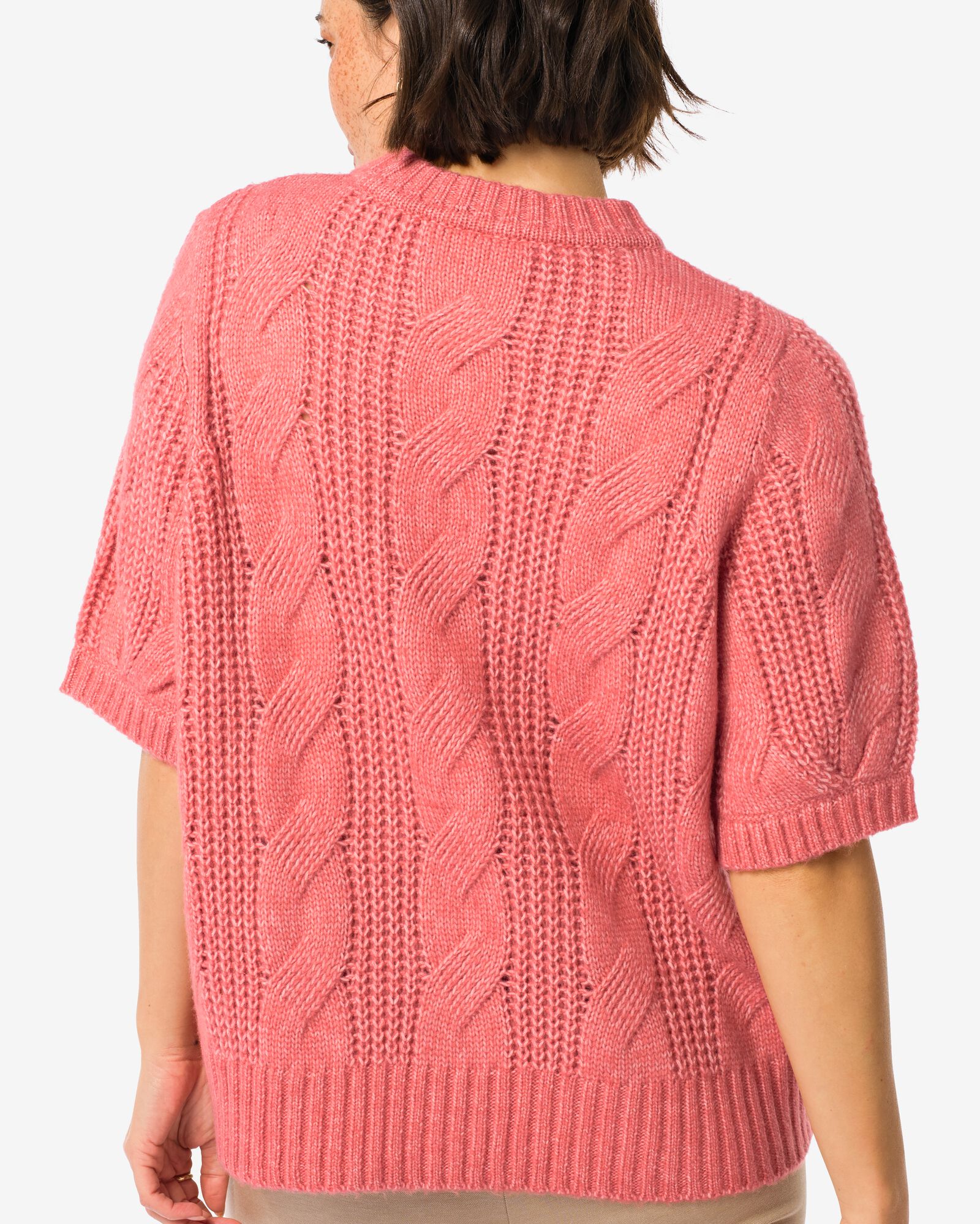 Damenoberteil Foxi gestrickt rosa - 36276460PINK - HEMA