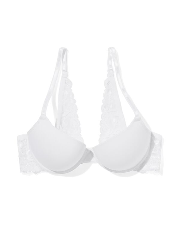 push-up bh met beugel wit - 21820720WHITE - HEMA