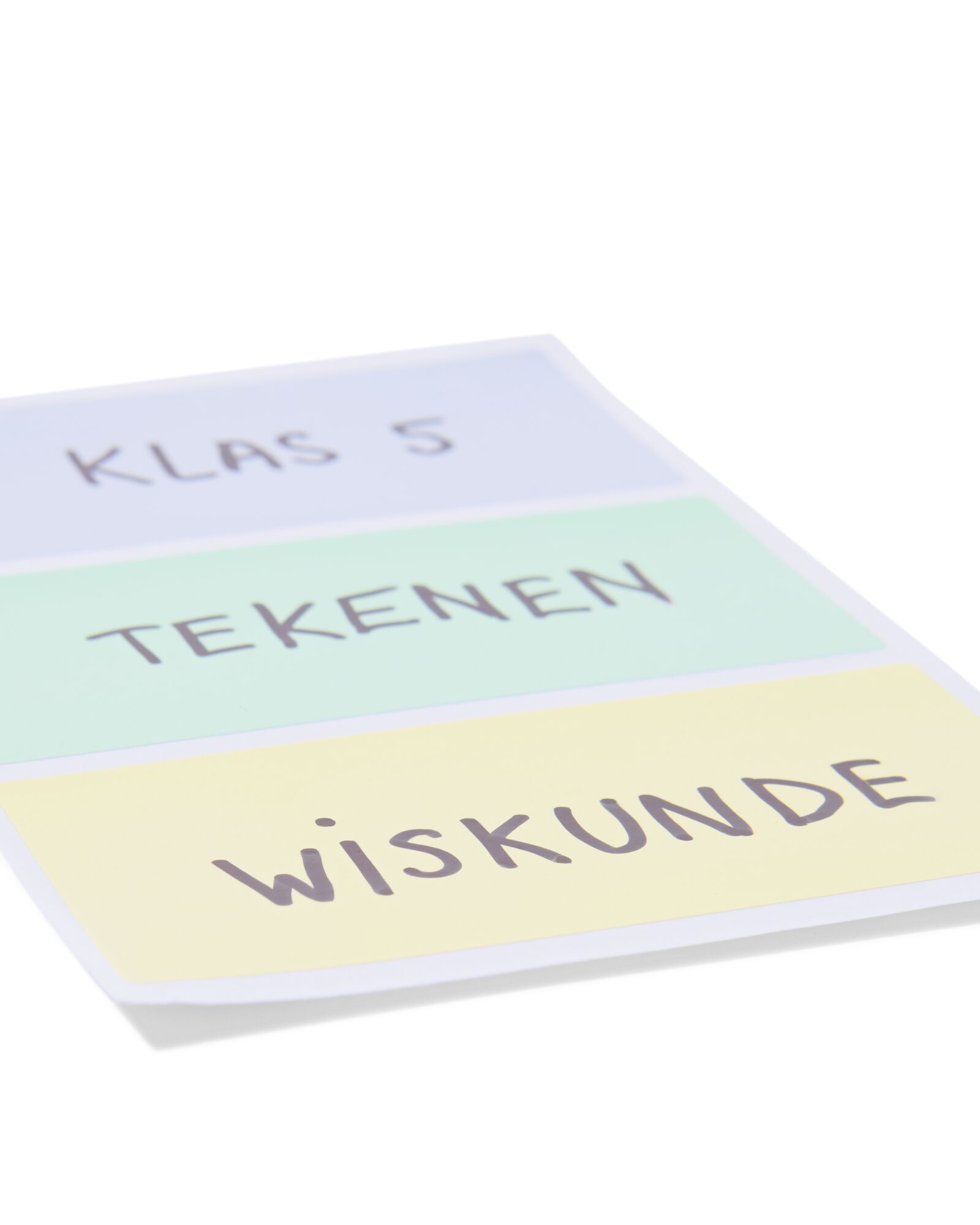 etiketten 7.5x3.4 pastel - 105 stuks - 14160031 - HEMA