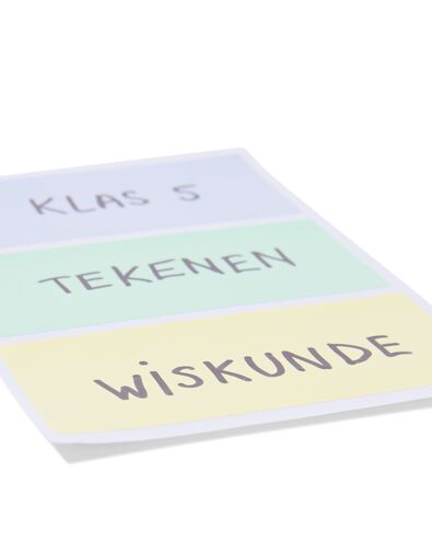 etiketten 7.5x3.4 pastel - 105 stuks - 14160031 - HEMA