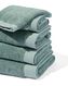 serviette de bain 60x110 qualité hôtelière extra douce bleu vert vert marin serviette 60 x 110 - 5284609 - HEMA