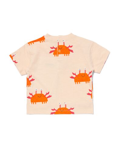 t-shirt bébé pêche pêche - 33101150PEACH - HEMA