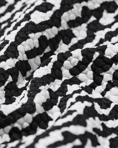 bikini femme bas de maillot gainant  noir/blanc - 22351710BLACKWHITE - HEMA