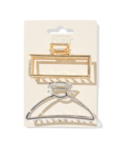 Haarspange 8 cm, gold &ndash; 2 St&uuml;ck - 11800221 - HEMA