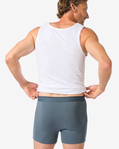 herenboxers perfect comfort - 2 stuks groen groen - 19190360GREEN - HEMA