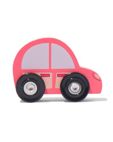 voiture bois rouge - 15130117 - HEMA