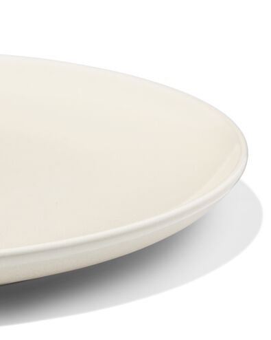 assiette &agrave; d&eacute;jeuner &Oslash;21cm Puur gla&ccedil;ure r&eacute;active blanc cass&eacute;  - 9650132 - HEMA