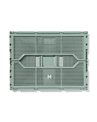 caisse pliante lettres recycl&eacute;e M vert menthe vert menthe	 M  30 x 40 x 17 - 39811078 - HEMA