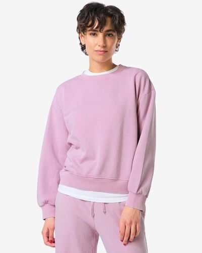 damestrui Esmee jersey relaxed fit roze roze - 36206660PINK - HEMA