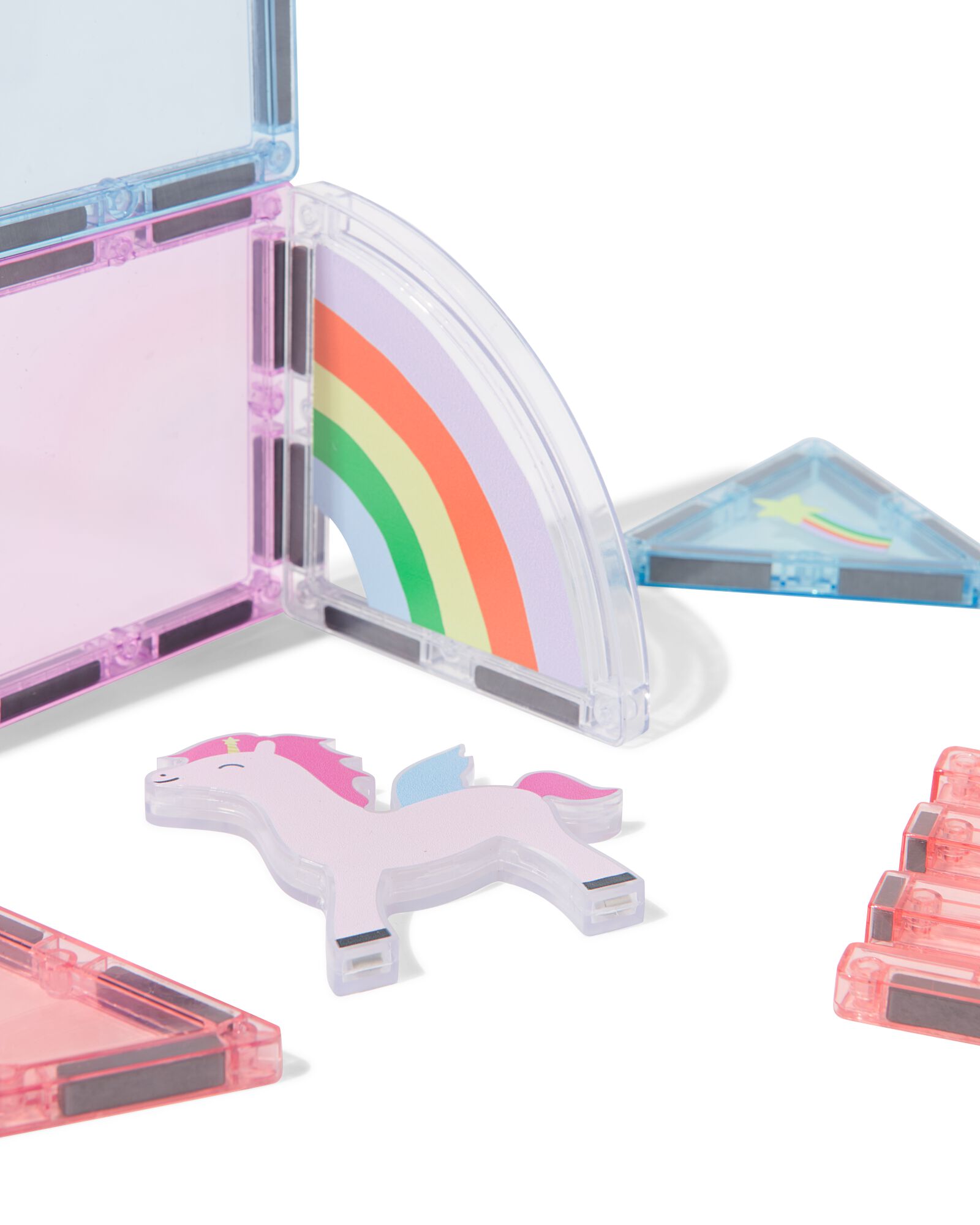 magnetische bouwtegels kasteel 20-delig - 15100305 - HEMA