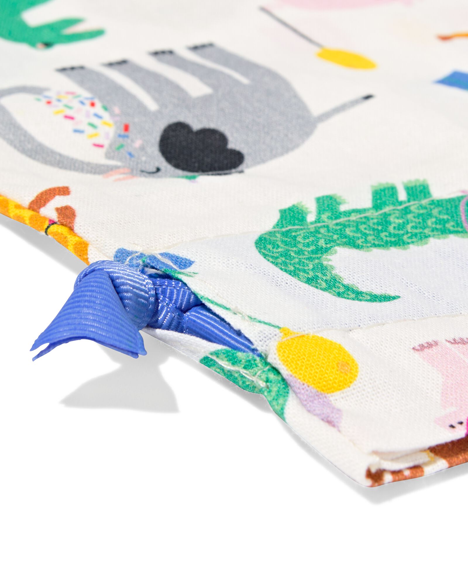 sac cadeau 21 x 14 cm coton animaux festifs - 14710329 - HEMA