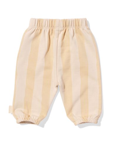 newborn broek strepen ecru ecru - 33444420ECRU - HEMA