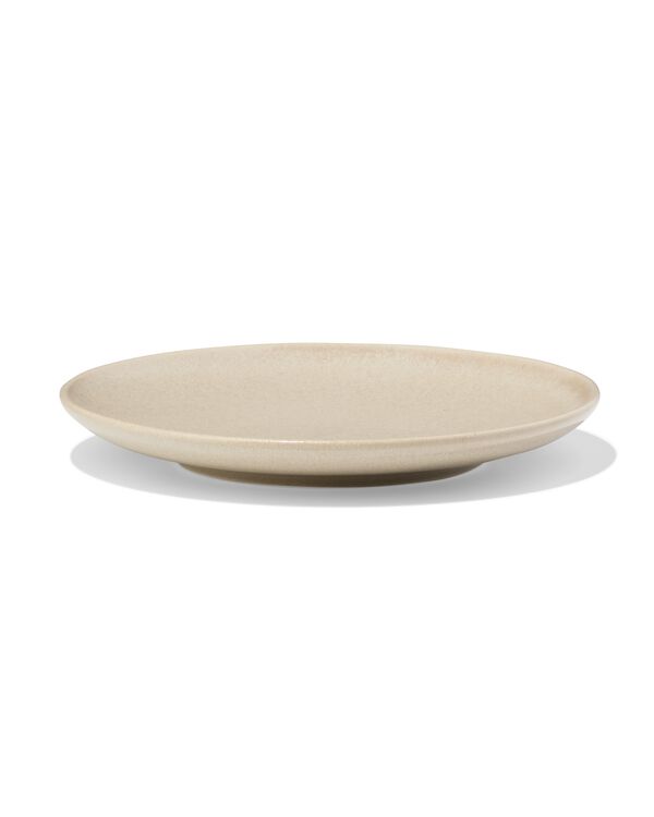petite assiette  Ø16cm PUUR glaçure réactive beige - 9650142 - HEMA