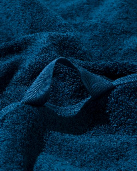 baddoek zware kwaliteit 60 x 110 - jeans blauw denim handdoek 60 x 110 - 5240181 - HEMA