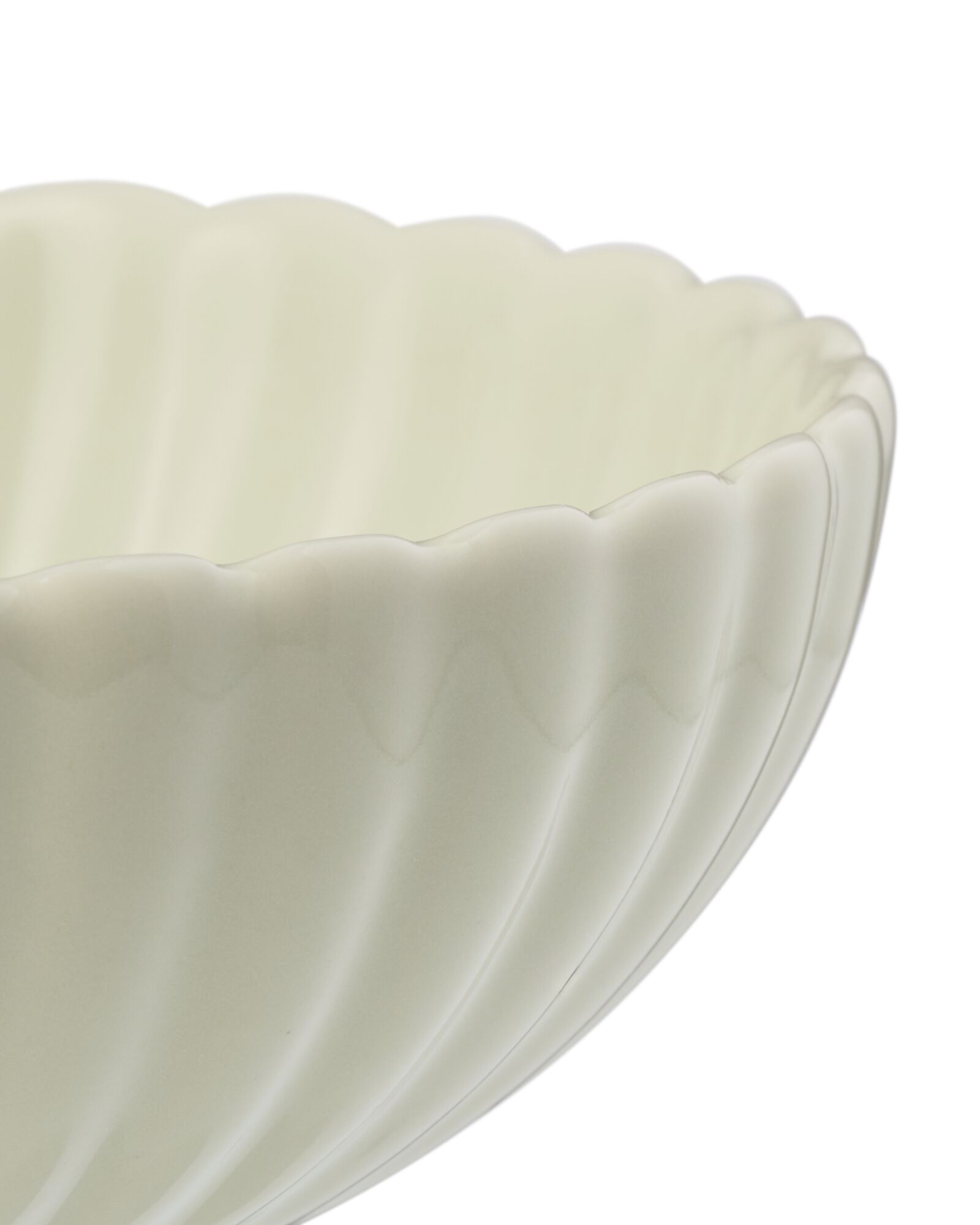 bol ⌀9cm fa&iuml;ence fleur verte - 9650341 - HEMA