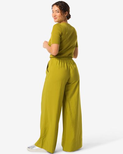 pantalon femme Isabel vert vert - 36228870GREEN - HEMA