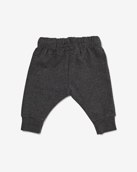 pantalon sweat bébé gris foncé - 1000023844 - HEMA