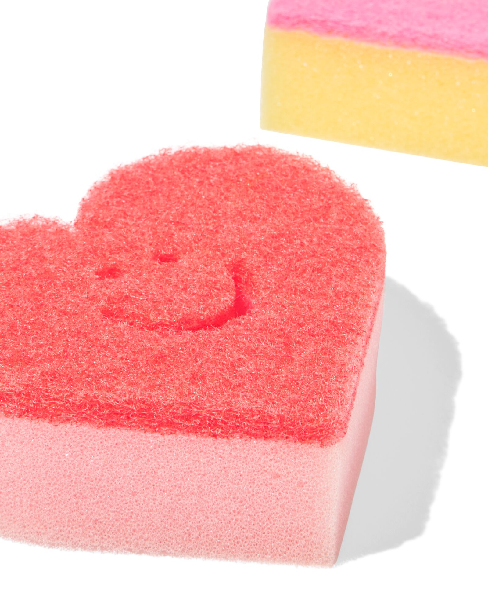 &eacute;ponges &agrave; r&eacute;curer en forme de c&oelig;ur - 4 pi&egrave;ces - 20500230 - HEMA