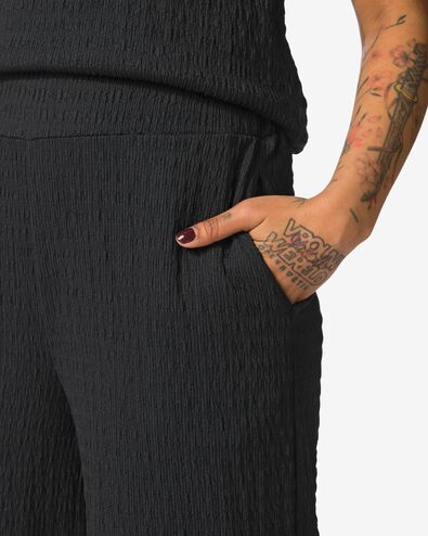 Damenhose Nona Wide Leg schwarz - 36200875BLACK - HEMA