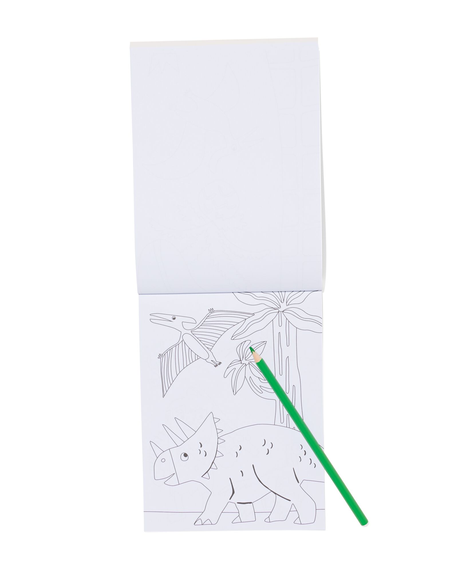 kleurboek met stickers dinos 3+ - 15910228 - HEMA