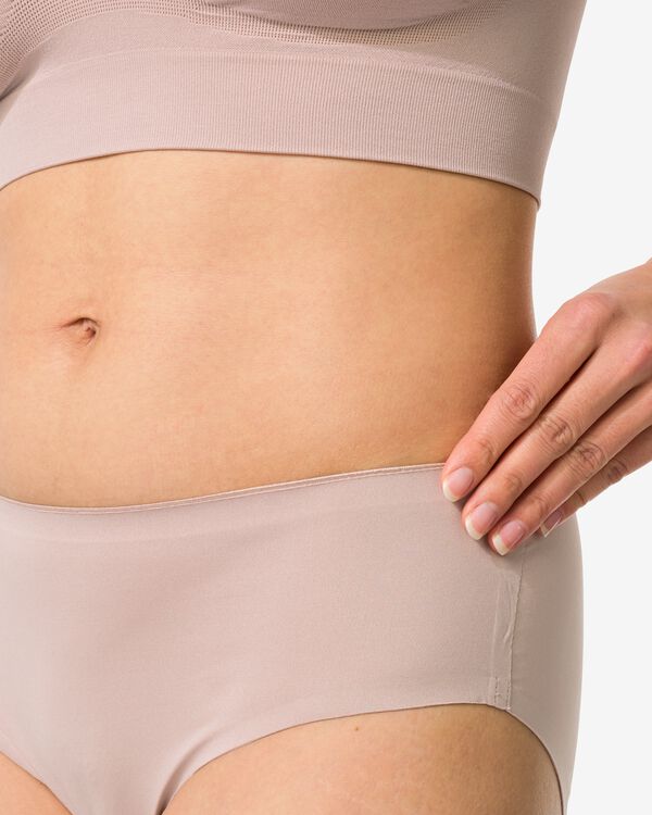 Damen-Hipster Second Skin   beige beige - 19621080BEIGE - HEMA