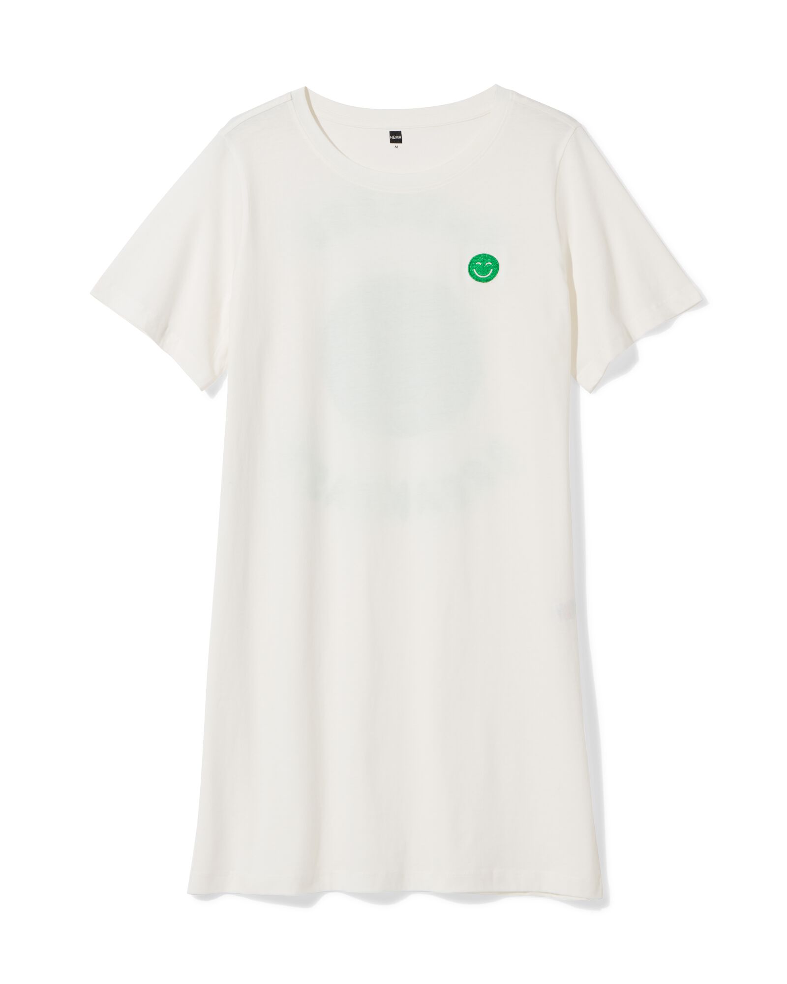 Damennachthemd Baumwolle, Gesicht wei&szlig; wei&szlig; - 23410280WHITE - HEMA