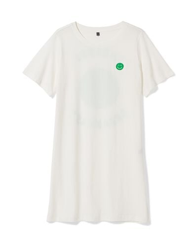Damennachthemd Baumwolle, Gesicht wei&szlig; wei&szlig; - 23410280WHITE - HEMA