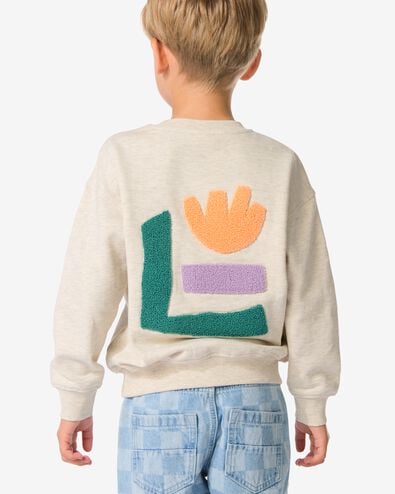 kinder sweater grafisch ecru ecru - 30744903ECRU - HEMA