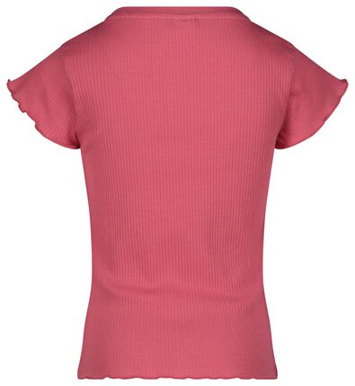 Kinder-T-Shirt, Feinripp korallfarben - 1000023588 - HEMA