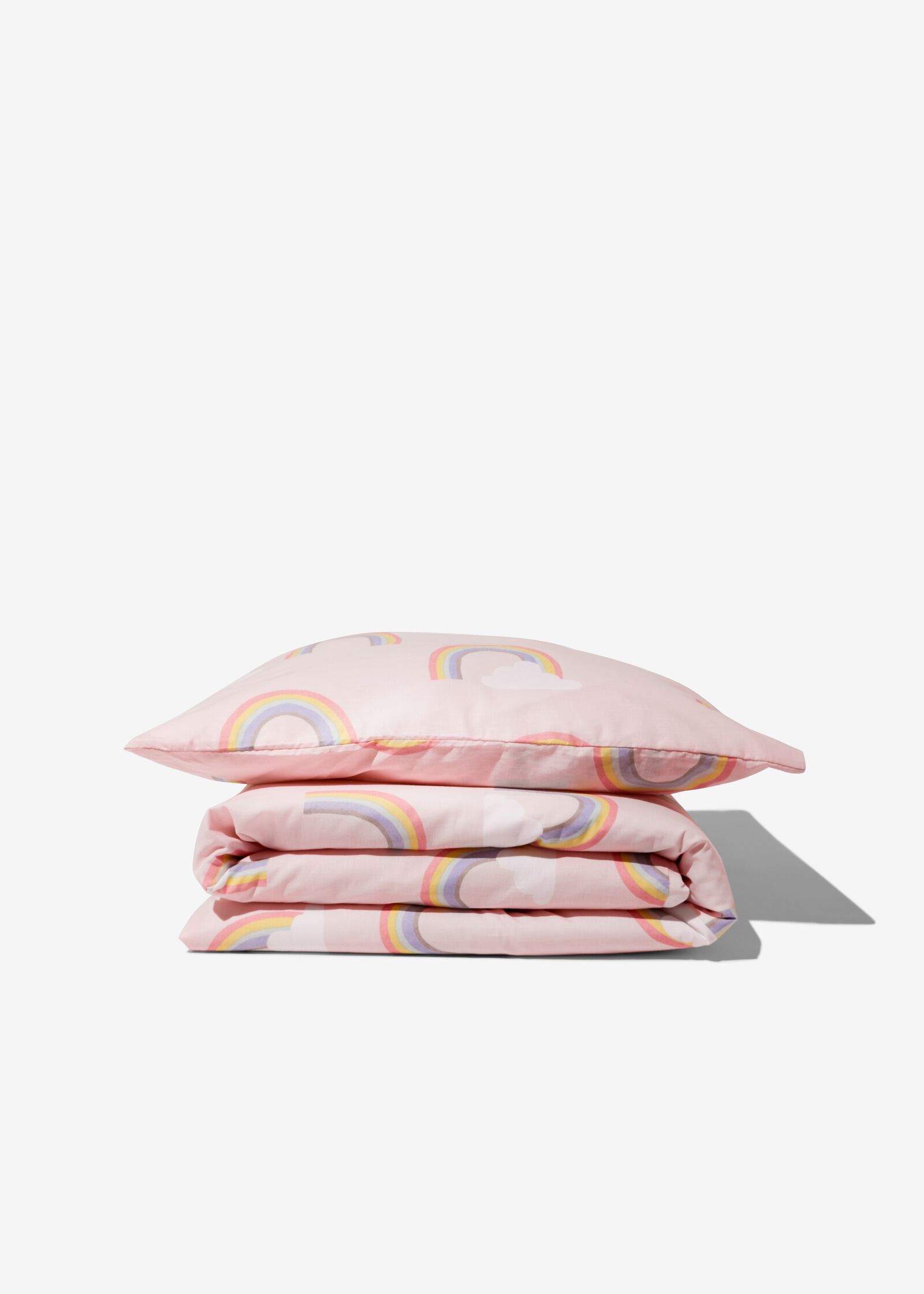 Kinder-Bettwäsche, 120 x 150 cm, Soft Cotton, Regenbogen - 5760050 - HEMA