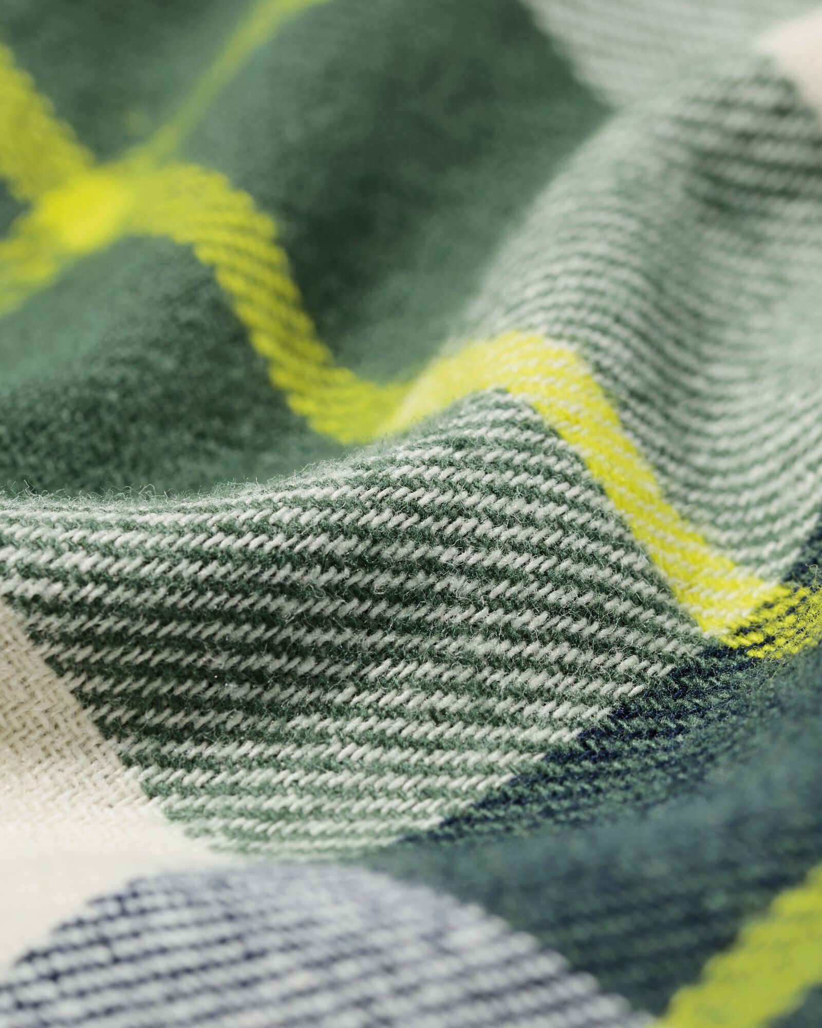 Damennachthemd aus Flanell, kariert dunkelblau dunkelblau - 23412015DARKBLUE - HEMA