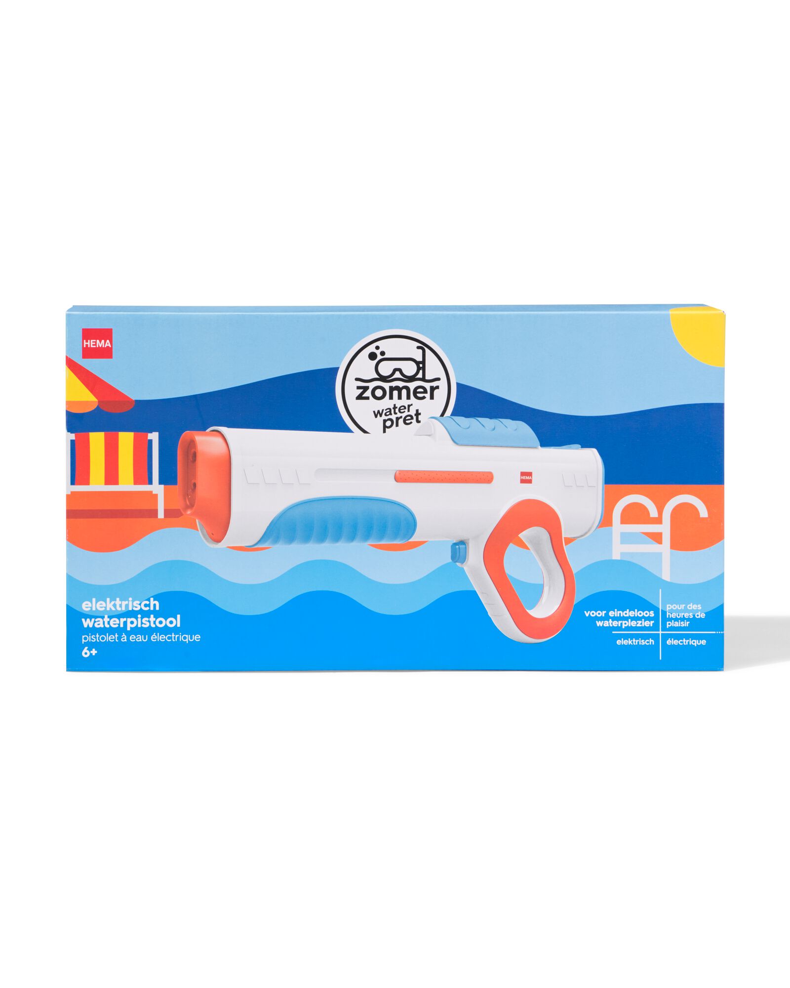 elektrisch waterpistool 42cm - 15800228 - HEMA