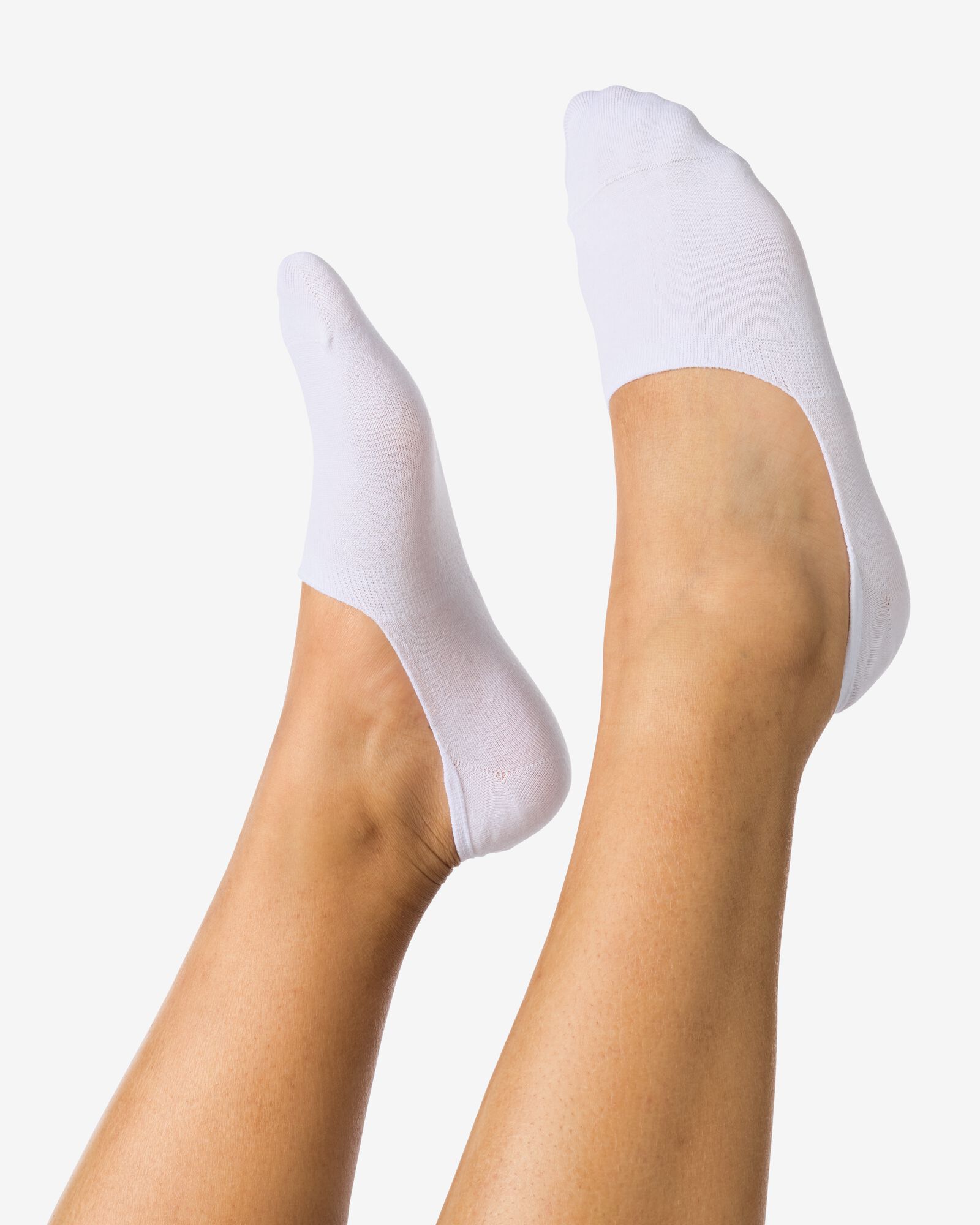 sneakersokken 5 paar wit wit - 1000023748 - HEMA