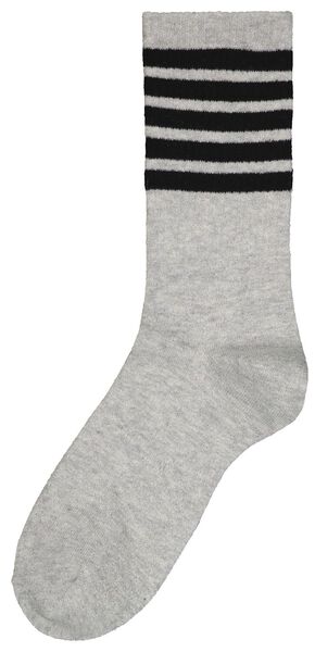 Damen-Socken mit Glitter und Streifen graumeliert graumeliert - 1000026992 - HEMA