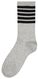 Damen-Socken mit Glitter und Streifen graumeliert graumeliert - 1000026992 - HEMA