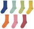 7 paires de chaussettes pour enfant nappy côtelées multi - 1000022718 - HEMA